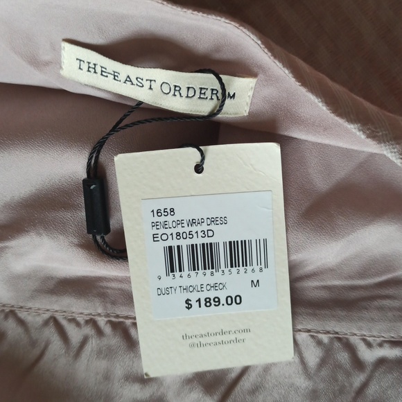 NWT The East Order Wrap Midi Dress - Picture 6 of 7